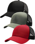 FURTALK Mens Trucker Hat Structured Mesh Baseball Cap Adjustable Classic