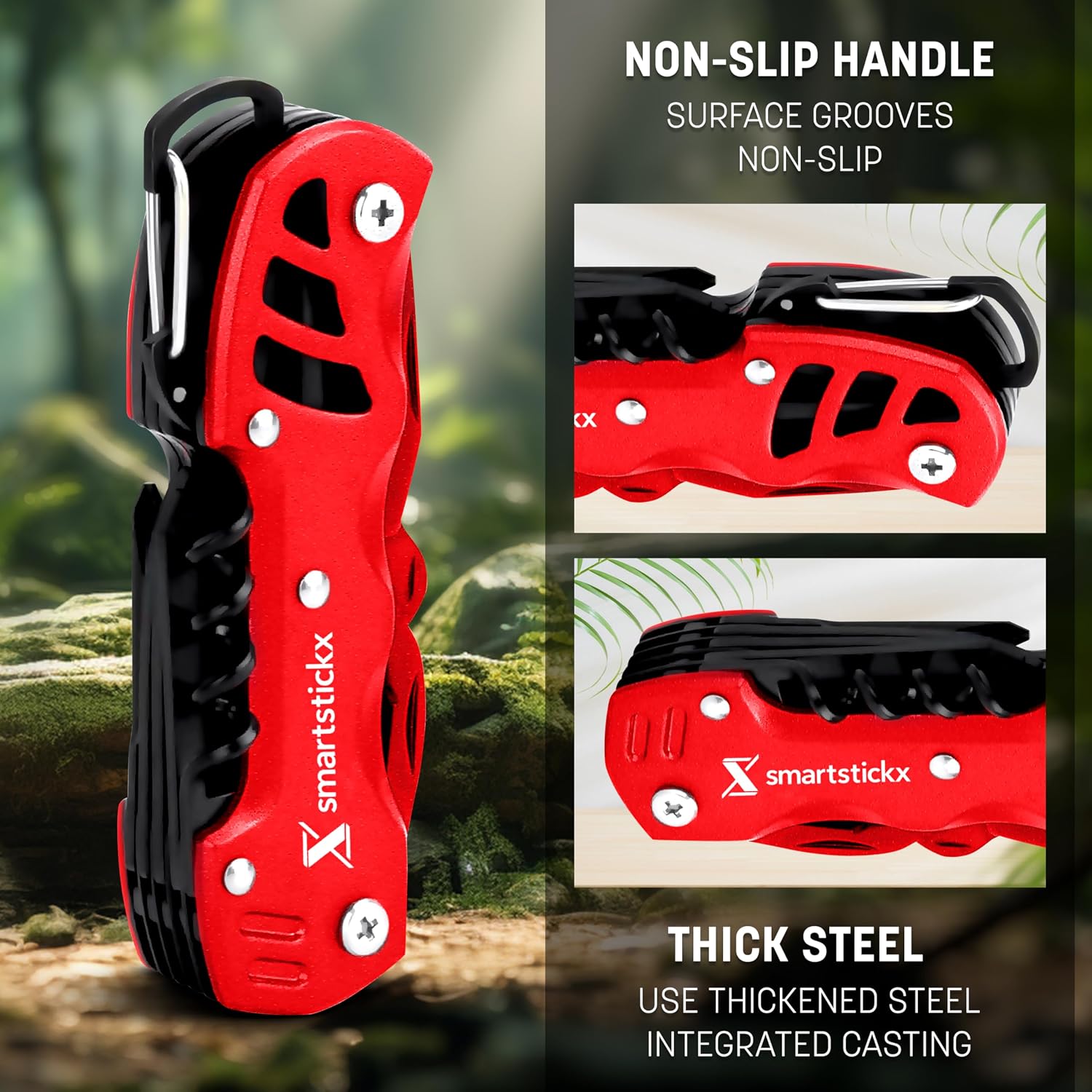 16 In 1 Multi tool Pocket Knife multitool Military Grade Steel: Swiss Style