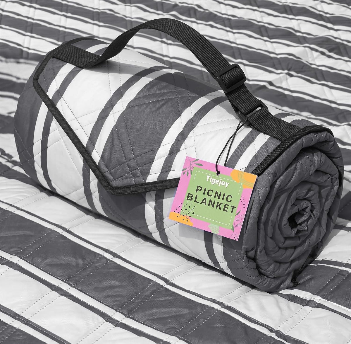 TigeJoy Beach Blanket Waterproof Sandproof Extra Large Picnic Blanket