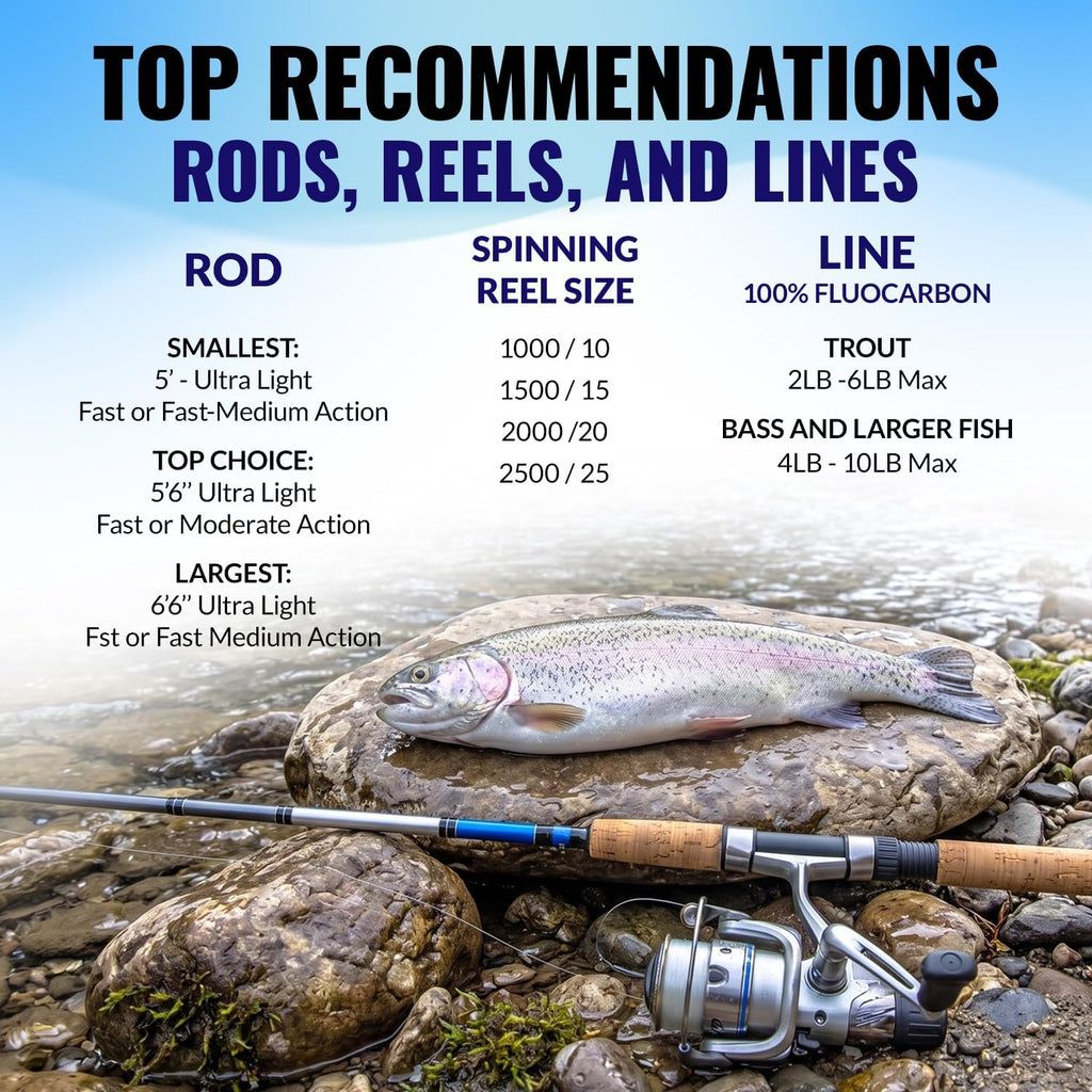 RoxStar Fly Strikers Blue Series - Hand-Crafted in The USA - Proven Nationwide Most Versatile Fishing Spinner for Bass, Trout, Pike, Steelhead- Stop Fishing Start Catching
