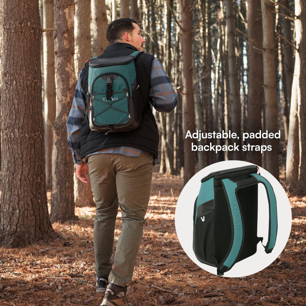 Titan 24 Can Backpack Cooler, Keeps Ice Up to 2 Days