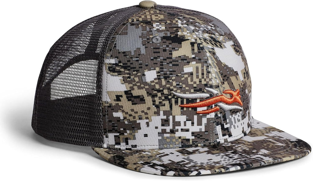 SITKA Trucker Hat - Adjustable Outdoor Snap Back Hat for Men