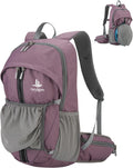 25L Hiking Backpack for Women Men, Lightweight Travel Day Pack, Purple
