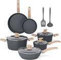 MAISON ARTS Pots and Pans Set, Kitchen Cookware Sets for Cooking Nonstick