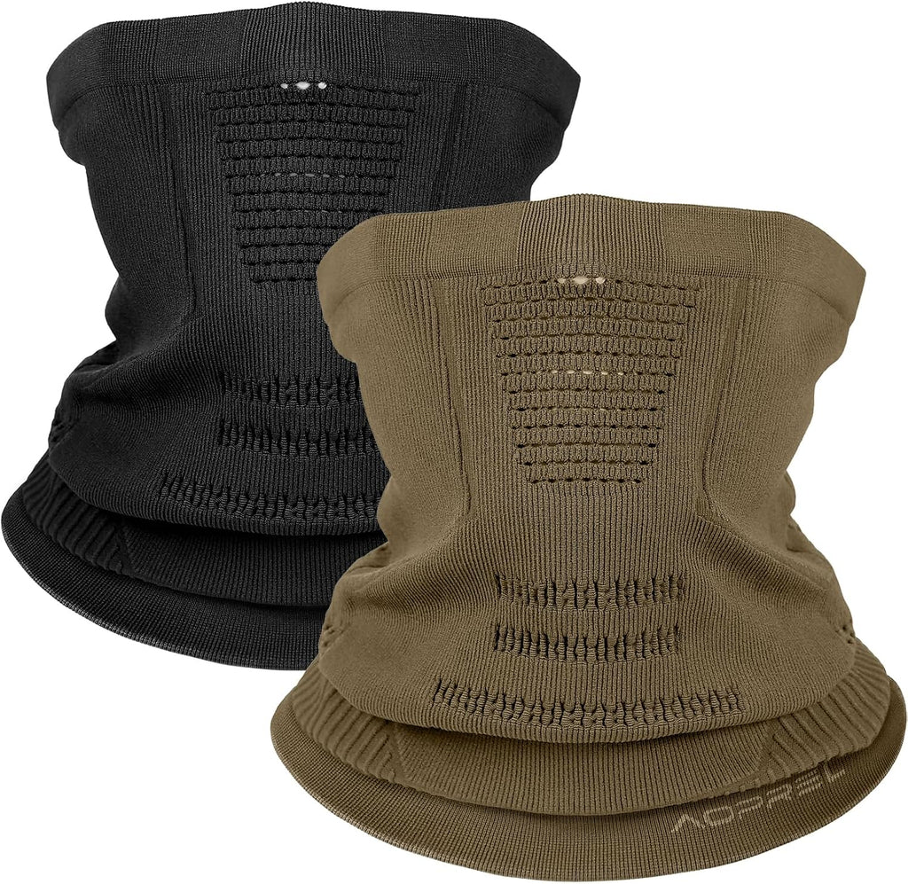 AOPREL Winter Neck Gaiter Breathable Neck Warmer Windproof Half-Face Mask
