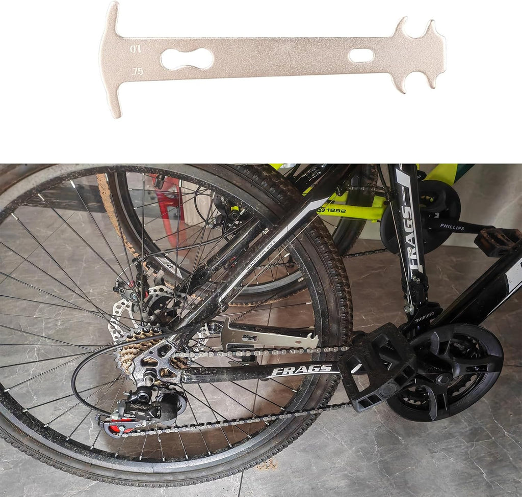 Bike Chain Repair & Maintenance Tools Kits:Bike Link Plier + Chain Breaker Splitter Tool+Chain Checker+3 Pairs Bicycle Missing Links+Chaingang Cleaning Brush,for Repair & Cleaning Maintenance Solution