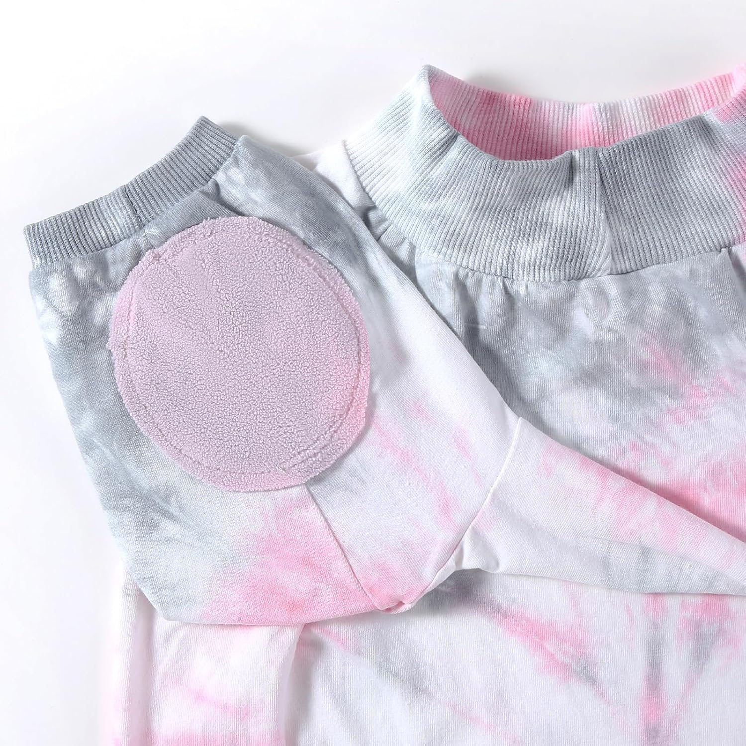 Dog Cotton Pink Tie Dye T-Shirts Soft and Stretchy Breathable Pet Shirt Pajamas Pets Clothes for Large Dogs,3XL Pink Tiedye