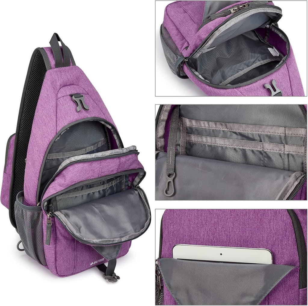 G4Free Sling Bag for Men Women, RFID Blocking Crossbody Bag, Daily, Travel