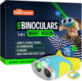 Little Experimenter Night Vision Binoculars for Kids, Flashlight, Ages 3-6