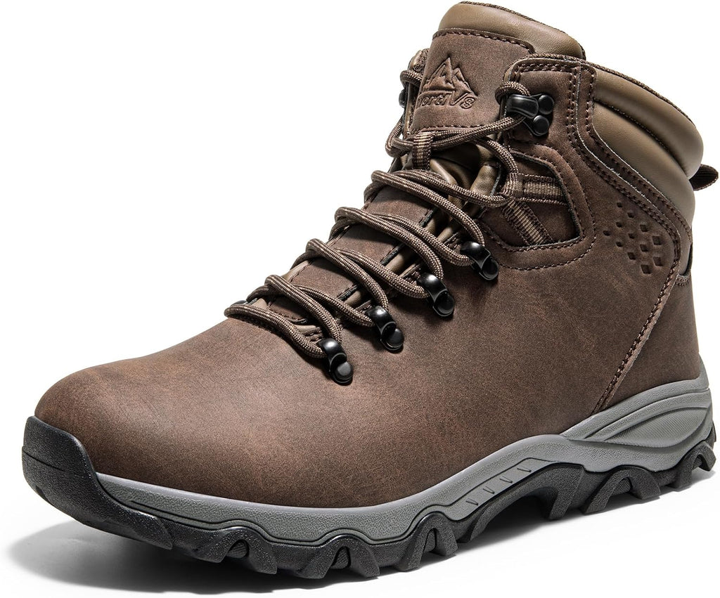 NORTIV 8 Men's Hiking Winter Insulated Snow Boots
