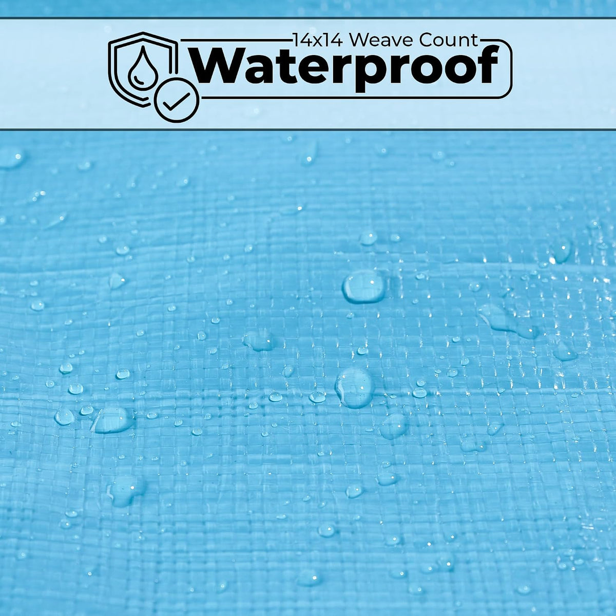 Tarps Heavy Duty Waterproof 20x30 ft, 12 mil Thick Tarp Cover with Grommets