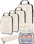BAGSMART Compression Packing Cubes, Lightweight Travel Essentials