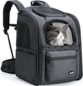 Pecute Ergonomic Cat Backpack, 30% Effort-Saving Breathable Pet Backpack