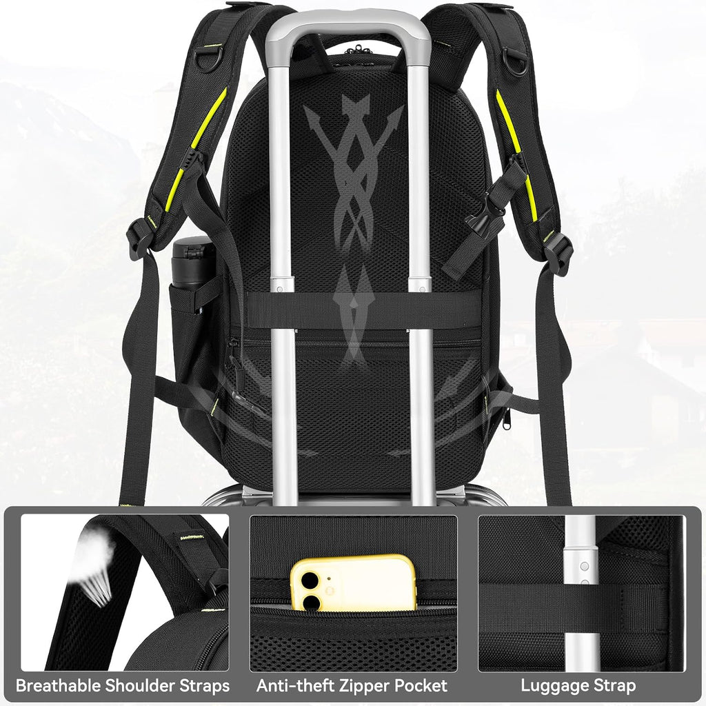 TORIBIO Large Hardshell Camera Backpack DSLR/SLR/Mirrorless Photography Bag