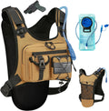Criuage USA Patent Running Hydration Vest Backpack, Lightweight Chest Pack with 2.0L Water Bladder Bag Daypack for Hiking Running Cycling Race Marathon for Women Men