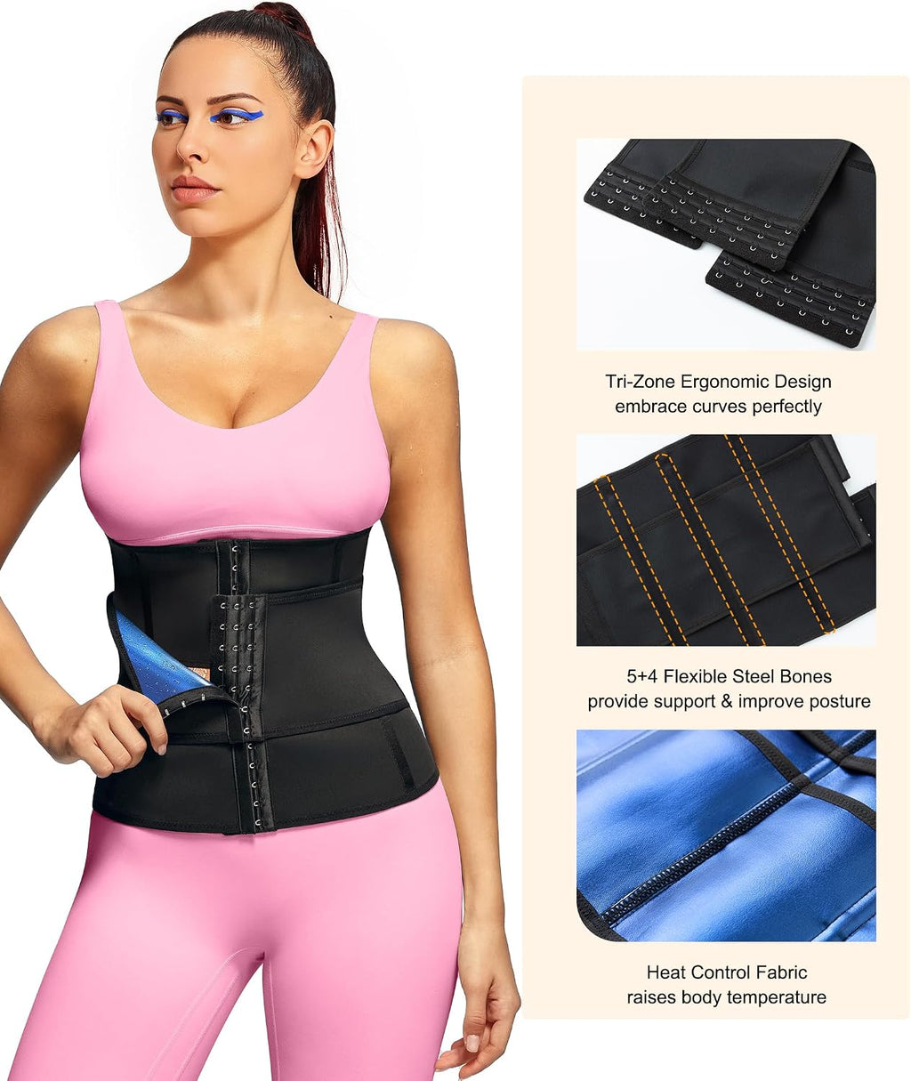 LEINIDINA Waist Trainer for Women Corset Shapewear Cincher Waist Trimmer