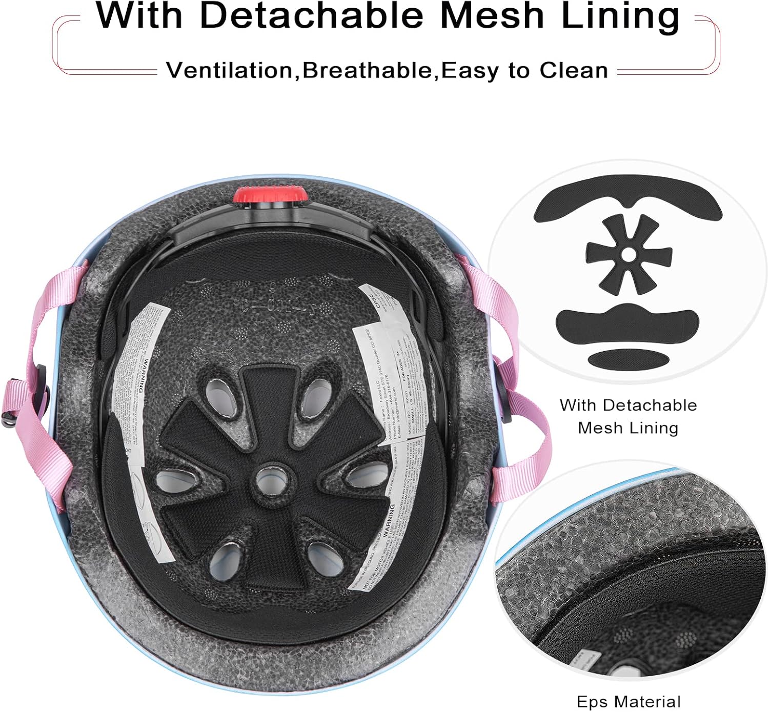 Kids Bike Skateboard Helmet Pad Set,Toddler Cyling Protective Gear Knee & Elbow Pads Wrist Guards for 5-8-10-12-14-16 Years Girls Boys Bicycle Scooter Roller Skate Inline Skating Rollerblading