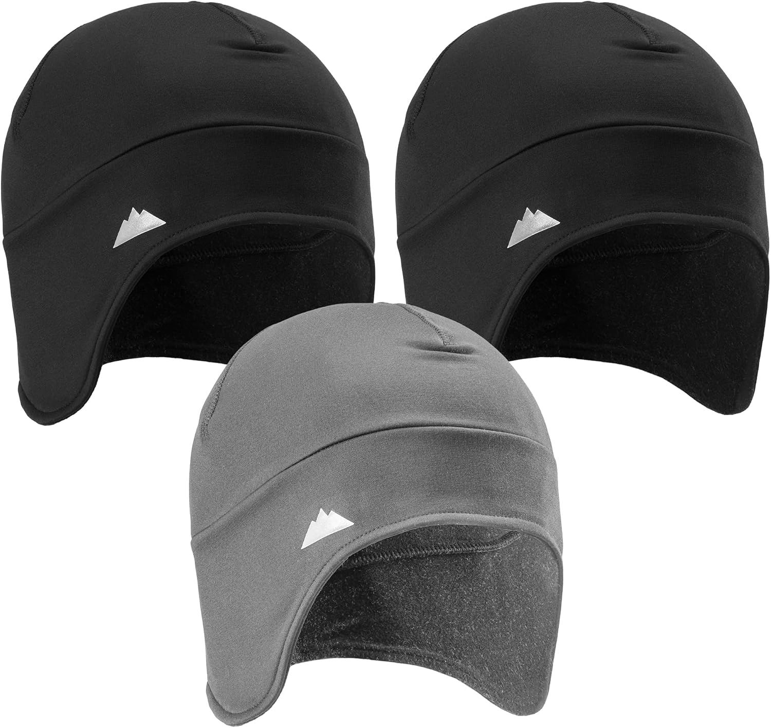 Tough Headwear Thermal Skull Cap - Moisture-Wicking Running Beanie - Snug Fit Ski Helmet Liner - Lightweight Cycling Cap