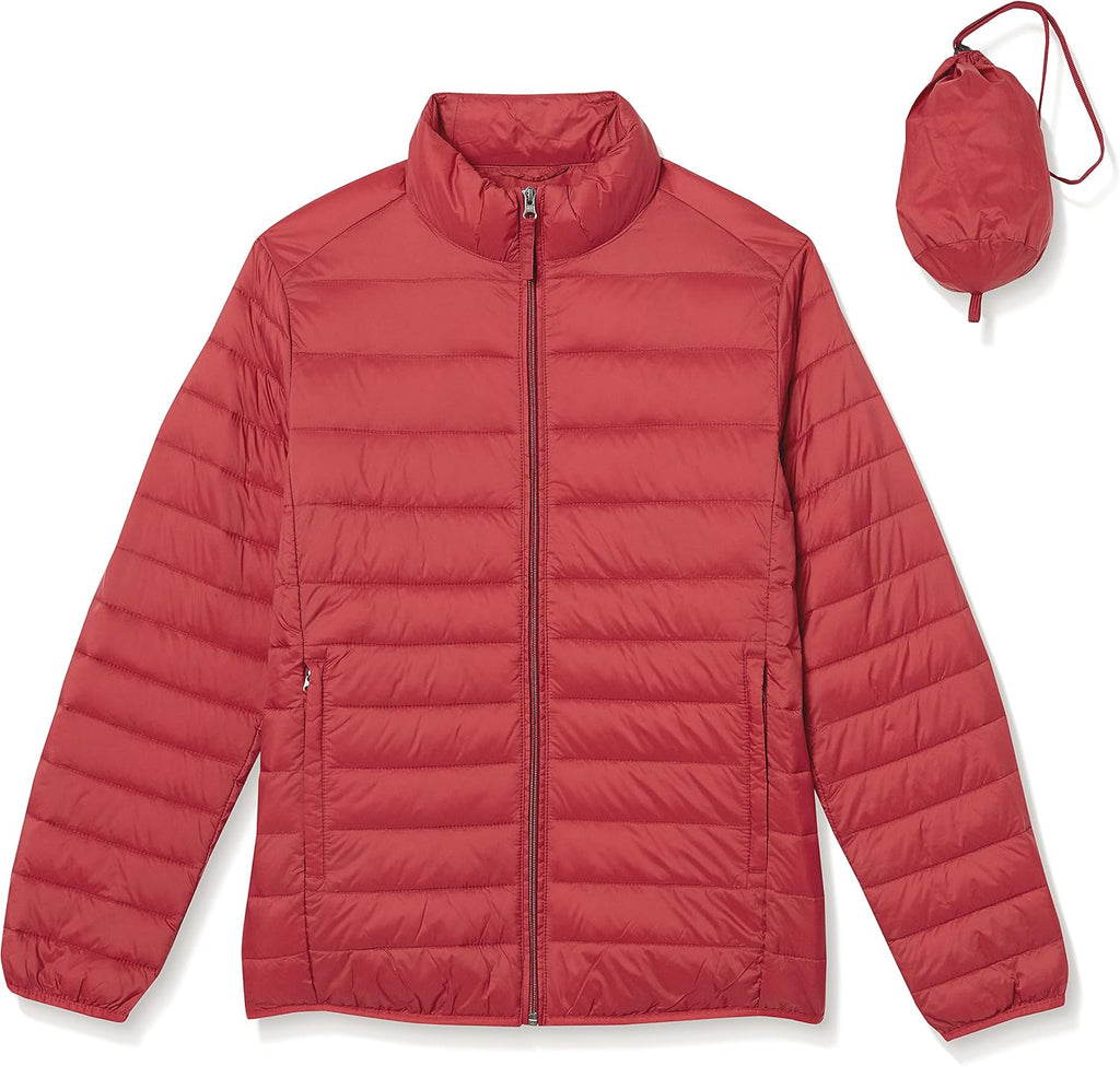 Amazon Essentials Men's Packable Lightweight Water-Resistant Puffer Jacket (Available in Big & Tall)