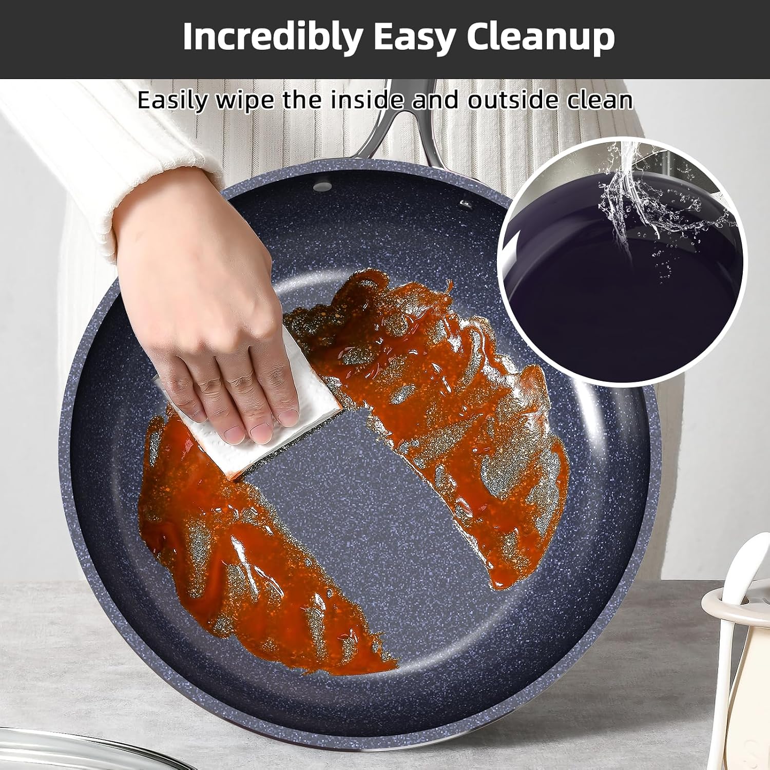 Nuwave Lux 13pc Forged Lightweight Nonstick Ceramic Cookware Set, PFAS-Free
