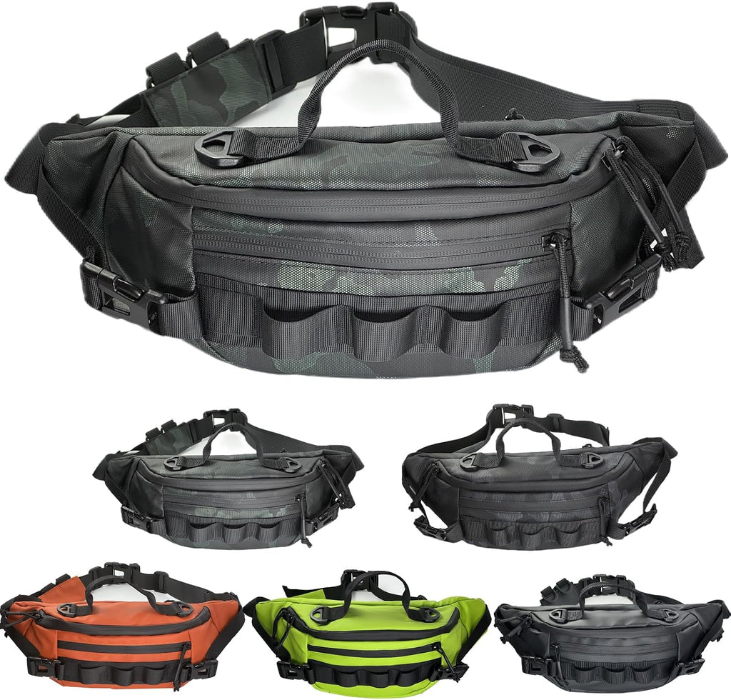 Fishing Fanny Pack for Men -Fishing Fanny Pack-Lightweight and Fishing Sling Pack