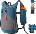 FIORETTO 10L Hiking Backpack for Men Women Lightweight Foldable Small Daypack for Travel Camping Outdoor, Turquoise