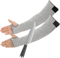Cut Resistant Arm Sleeves, Protective Forearm Guards for Thin Skin, Gardening & Work 1 Pair