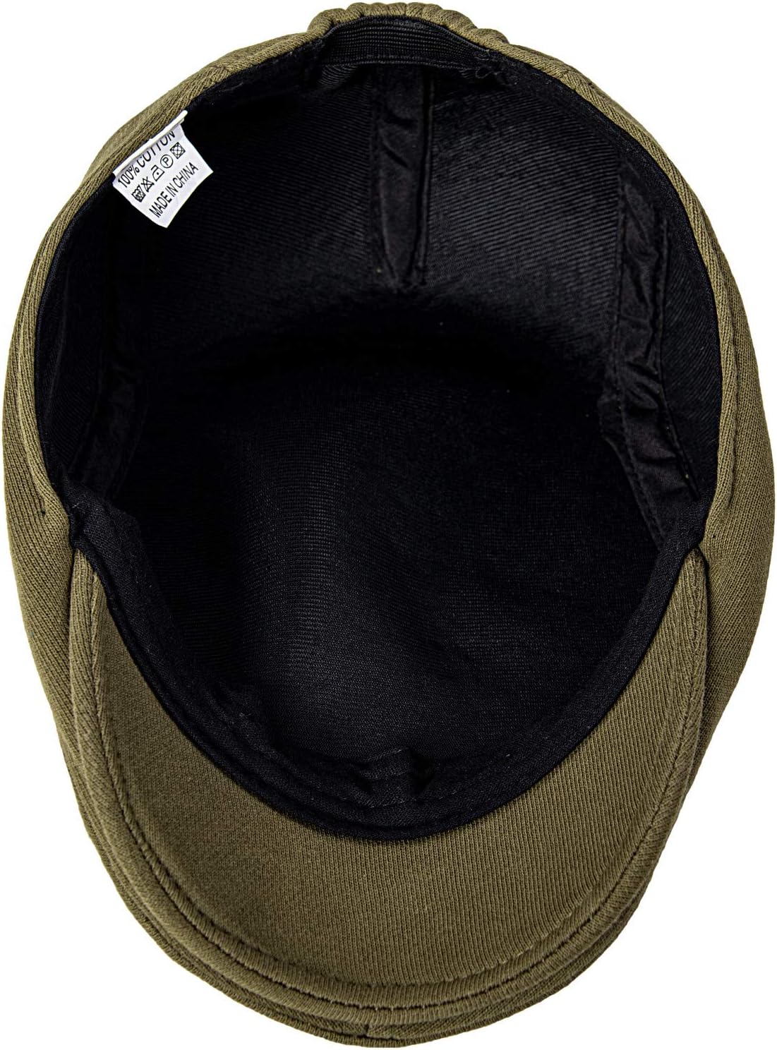 VOBOOM Men's Cotton Flat Ivy Gatsby Newsboy Driving Hat Cap