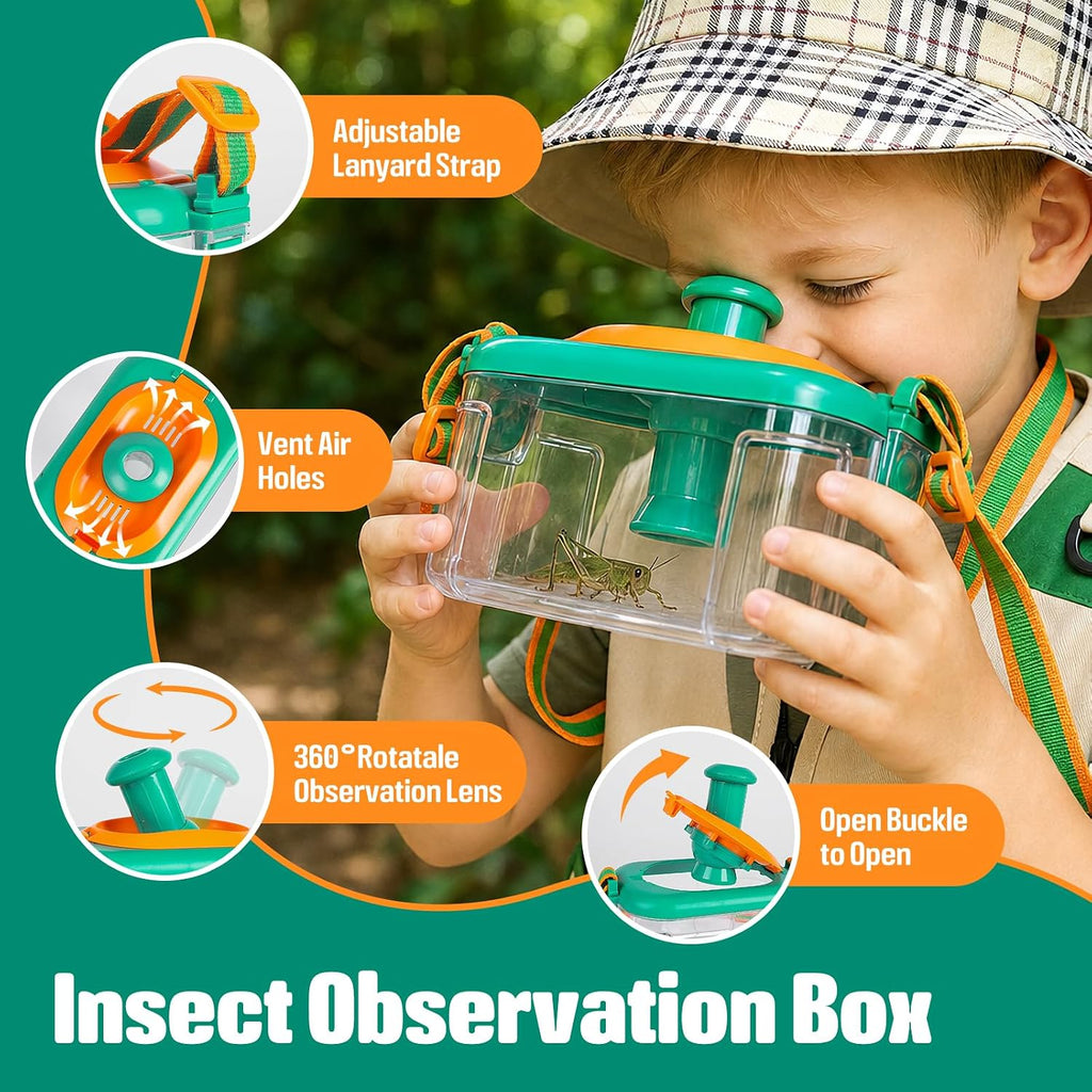 NAUGHTY PANDA Kids Explorer Kit, 28 Pcs Bug Catching Kit