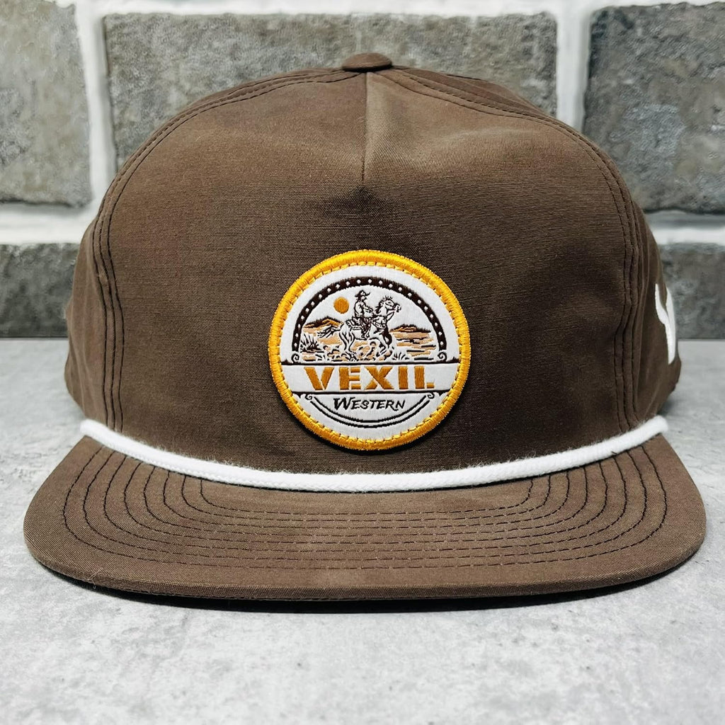 Vexil Unstructured Adjustable Snapback Western Lifestyle Rodeo Southwest Inspired Brand Patch Hat