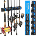 PLUSINNO V6 Vertical Fishing Rod Holder, Pole Holders for Heavy Combos