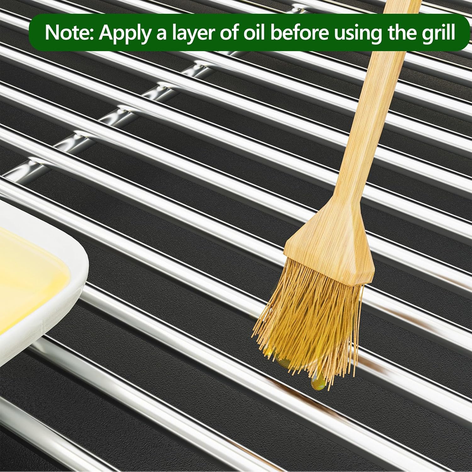 Grill Grates for Charbroil Advantage 4 Burner 463343015 463344015 463344116 463240015 Gas2coal 463340516, Replacement Parts for CharBroil G460-0500-w1, G530-b700-w1, 16-15/16inch, Stainless Steel