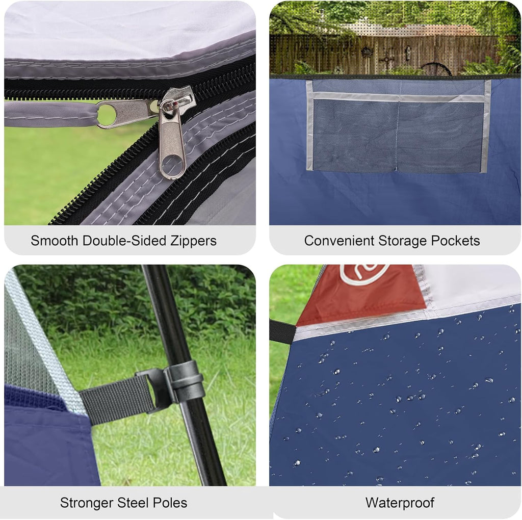 CAMPROS CP Tents for Camping 2/4/6 Person, Waterproof Windproof Dome Tent