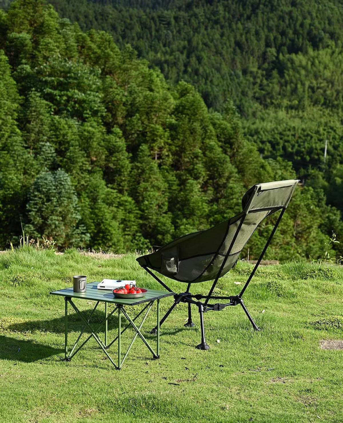 iClimb Ultralight Compact Camping Folding Table (Reinforced Nature - L)