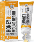 SILVER GRADE Dog Wound Care with Manuka Honey & Colloidal Silver for Scratches & Skin Irritations – Cat & Dog Hot Spot Treatment Gel Works as Honey Rapid Wound Repair for Horses – for All Pets – 2-Oz