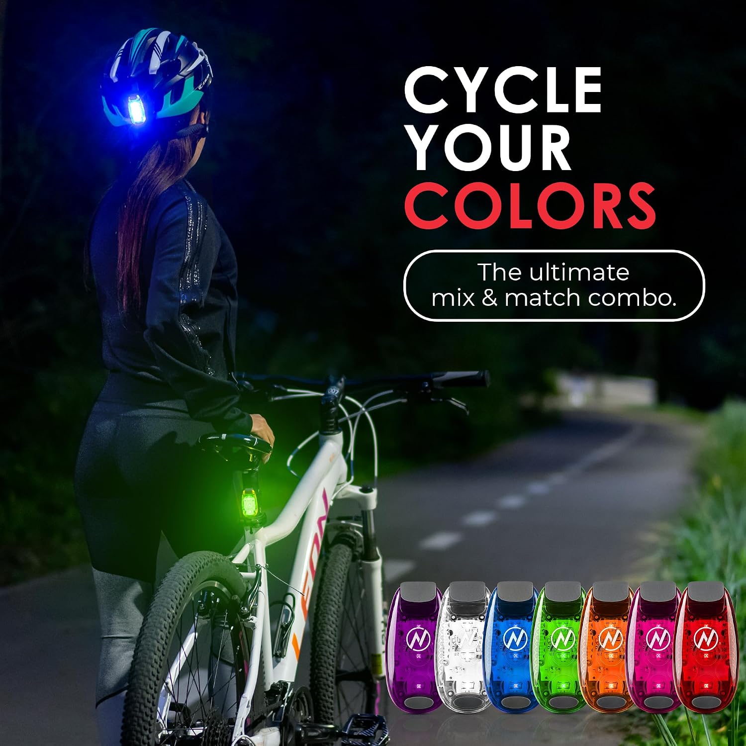 LED Safety Light (2 Pack) with Bonus Items – Clip On Strobe/Running Lights for Runners, Dogs, Bikes, Walking and More
