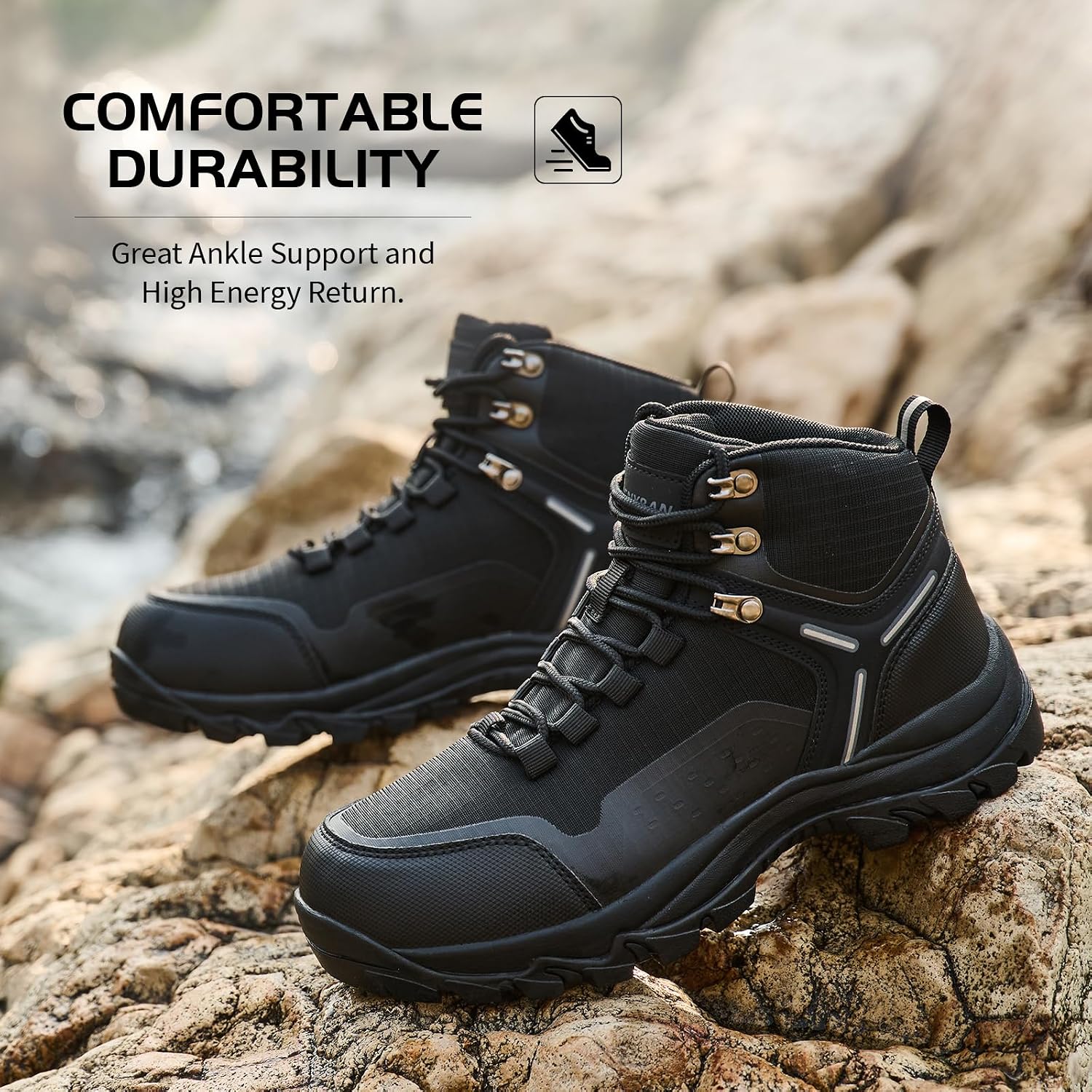 Women's Waterproof Wide Toe Box Hiking Boots