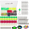 Dovesun 220/104/80/60/54/52/42pcs Pompano Rig Floats for Surf Fishing Foam Bobbers for Fishing Fly Fishing Bobbers Floats Bright Color Kit/Round/Cylindrical/Heart/Bullet/Pill/Spin Shape