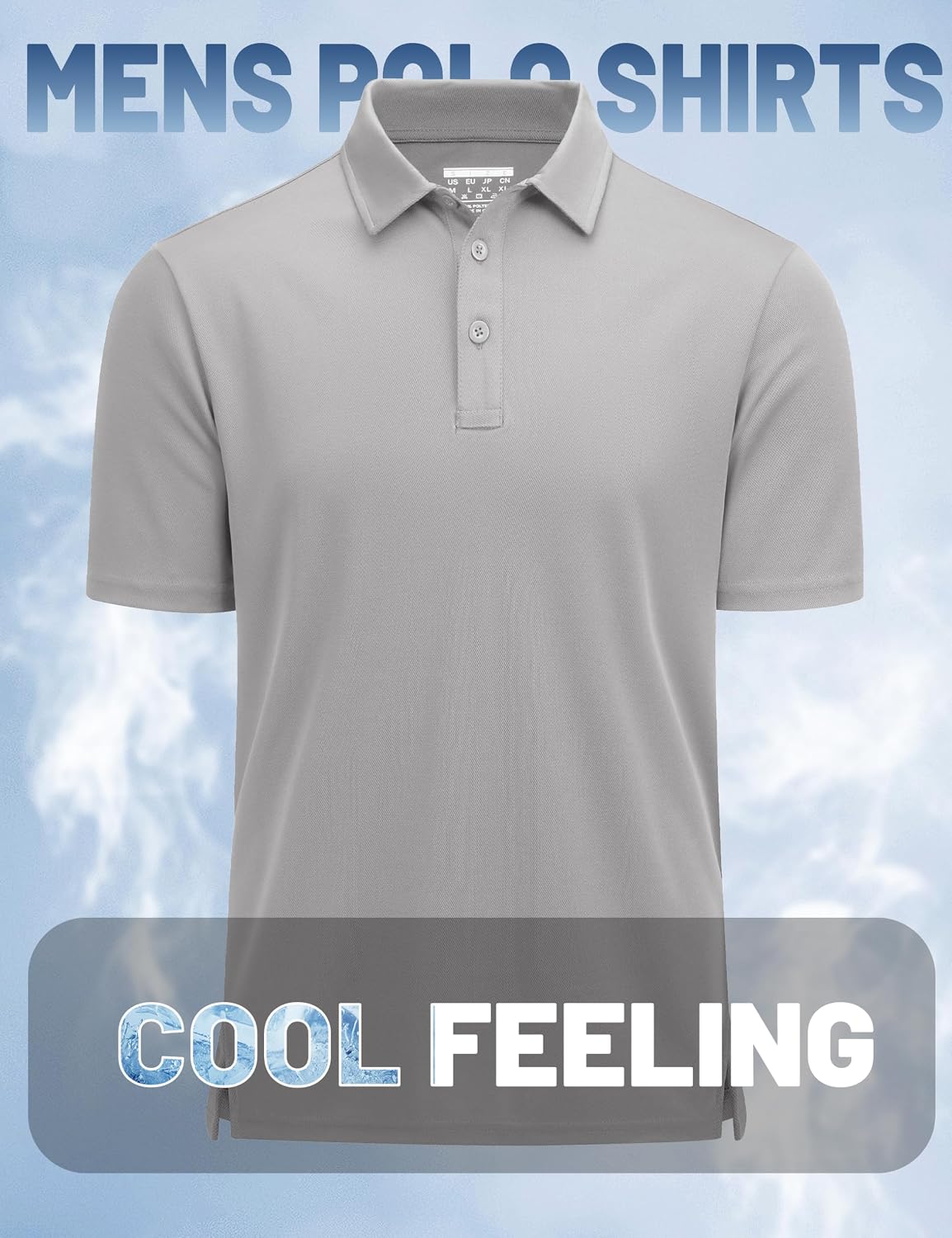 MAGCOMSEN Men's Polo Shirts Short Sleeve Golf Quick Dry Collared Moisture Wicking Athletic Performance Polos