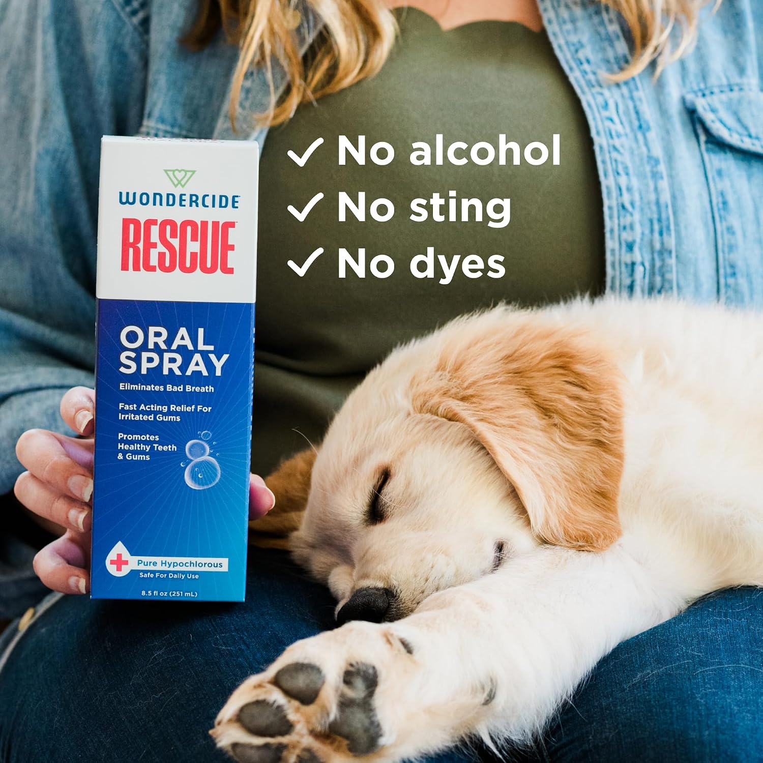 Wondercide Rescue - Oral Spray for Dogs and Cats - 8.5 oz