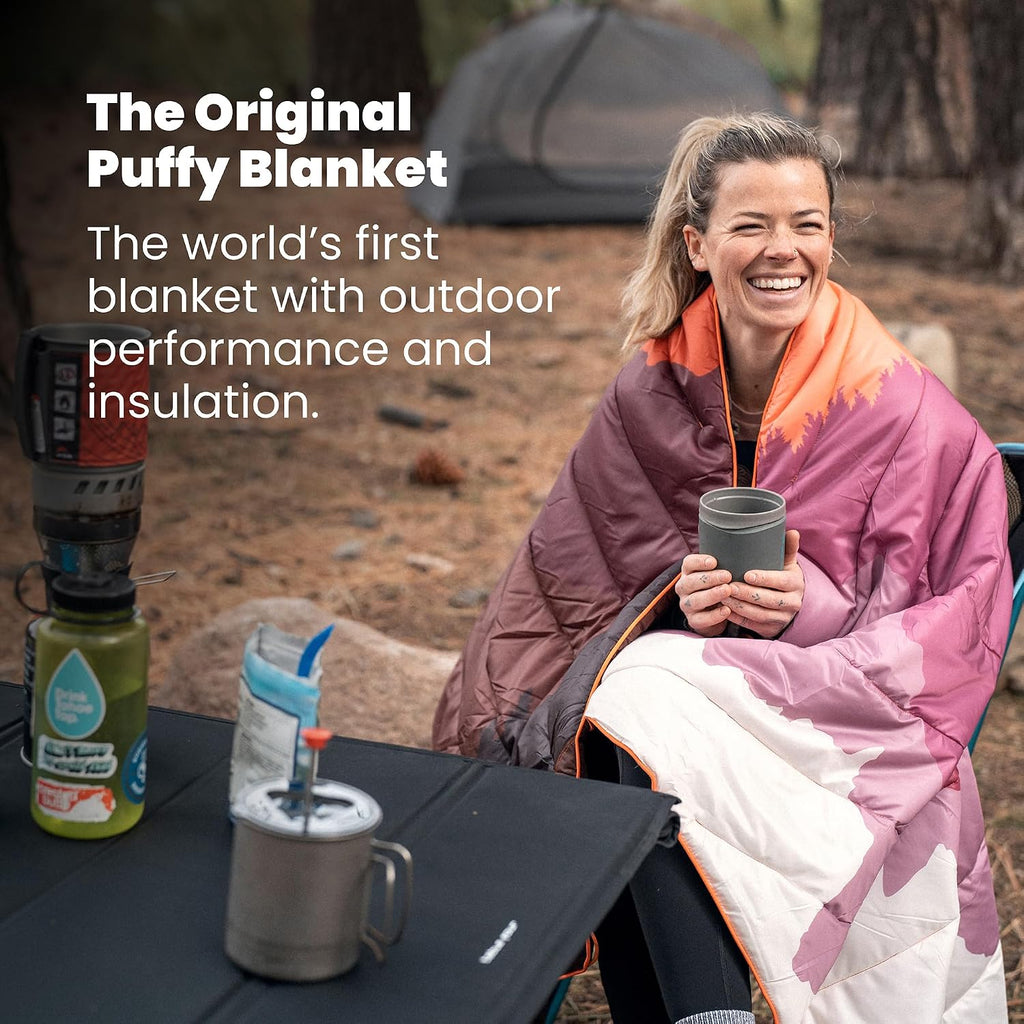 Rumpl Original Puffy 1-Person Blanket, Dusk Fade