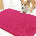 OLANLY Dog Door Mat for Muddy Paws 24x16, Super Absorbent Chenille Mud Mat