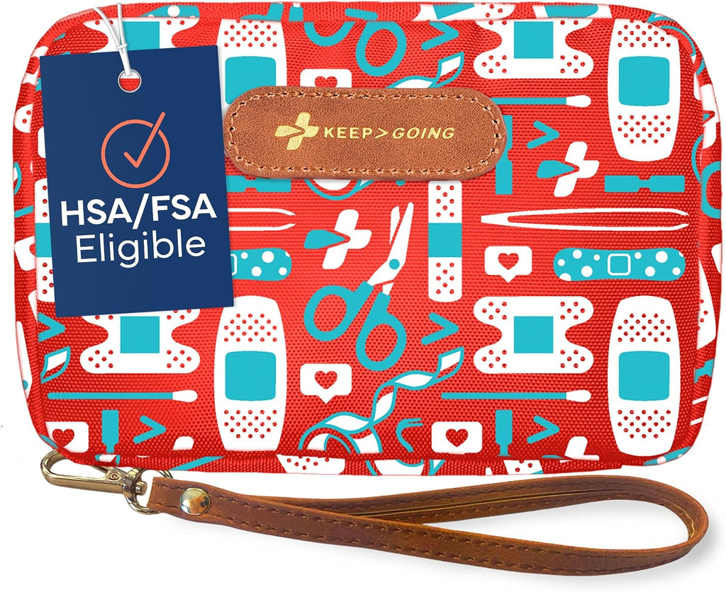 KeepGoing Travel First Aid Kit for Kids, 130 Pc. TSA-Approved Travel Size