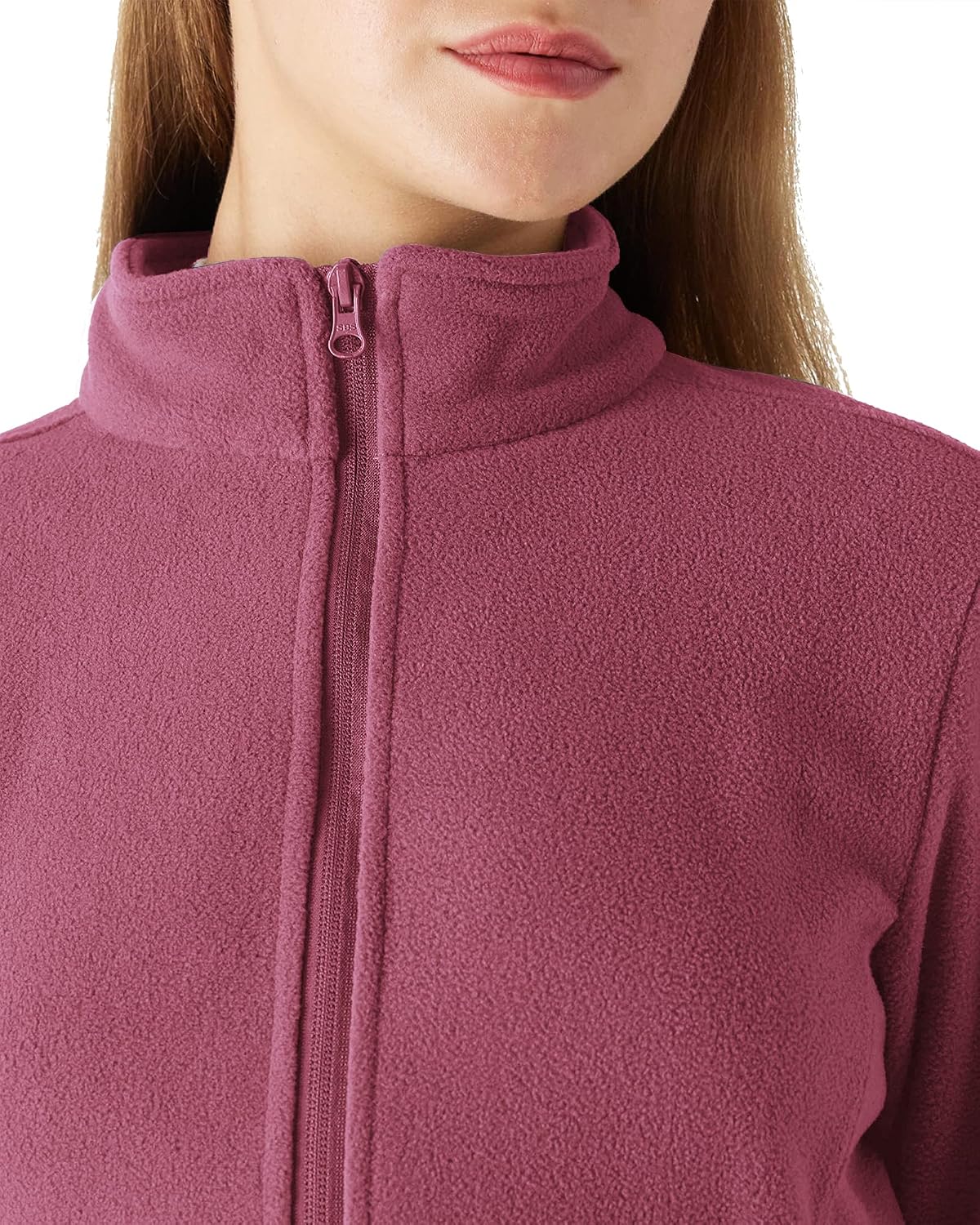 Outdoor Ventures Women's Lightweight Warm Polar Fleece Jacket Zip Up