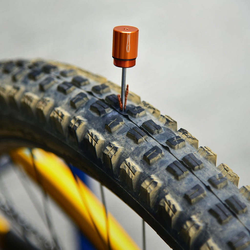 Granite Stash Tubeless Flat Tire Repair Kit (Orange)
