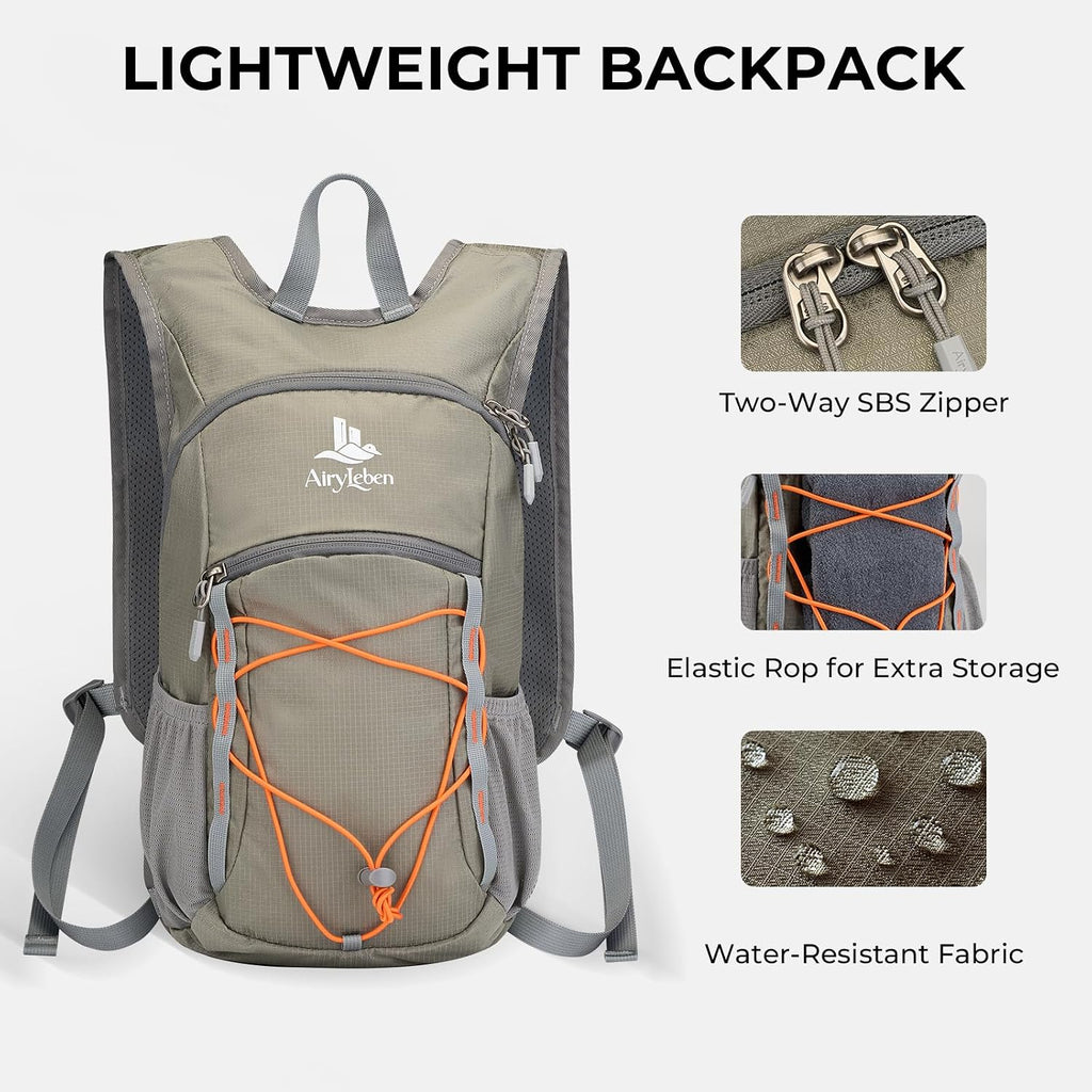 14L Small Hiking Backpack, Packable Travel Daypack for Men Women