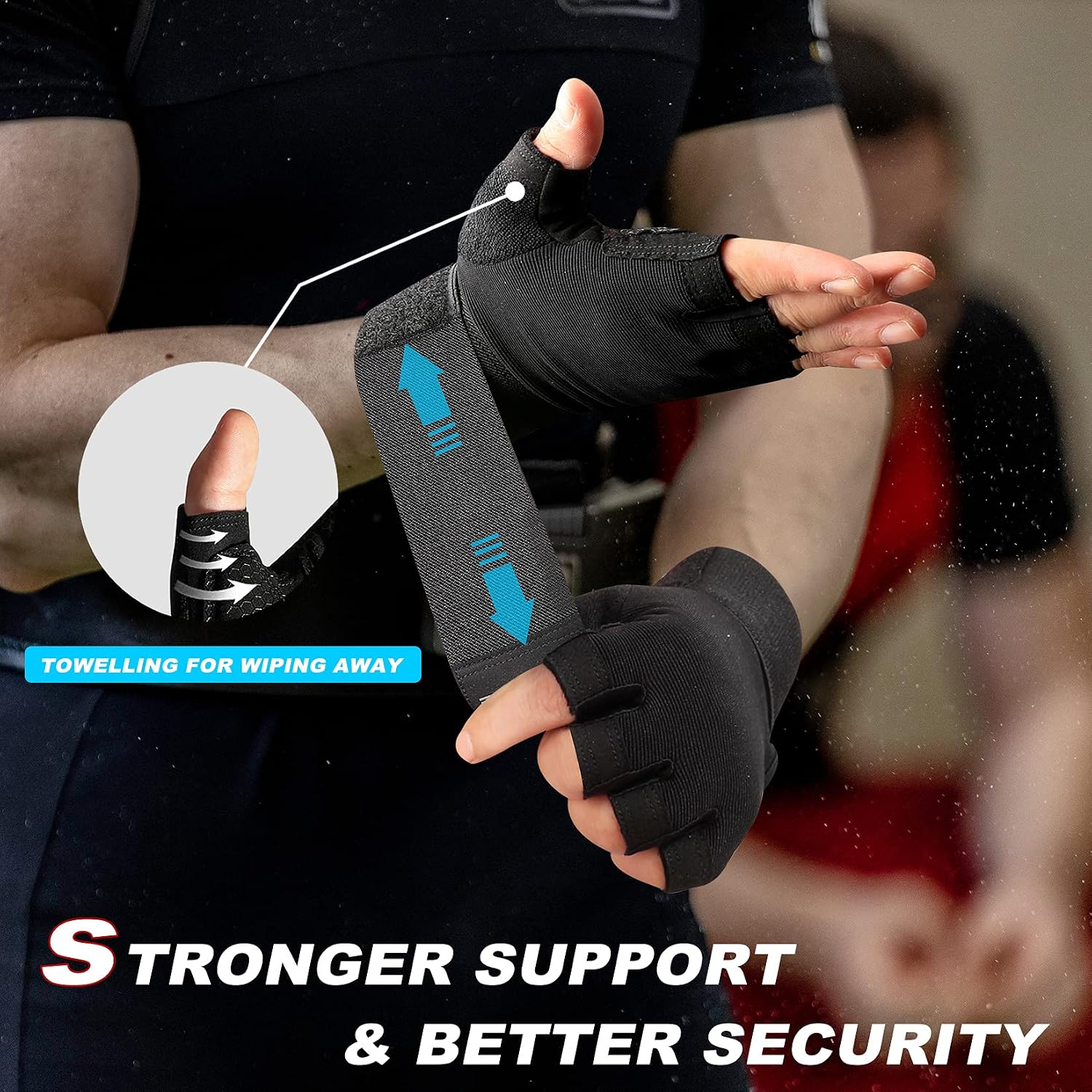 Workout Gloves for Women Men, Weight Lifting Gloves Padded, Full Palm Grip