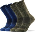 Ortis Merino Wool Socks for Men Outdoor Hiking Casual Soft Cushion Crew