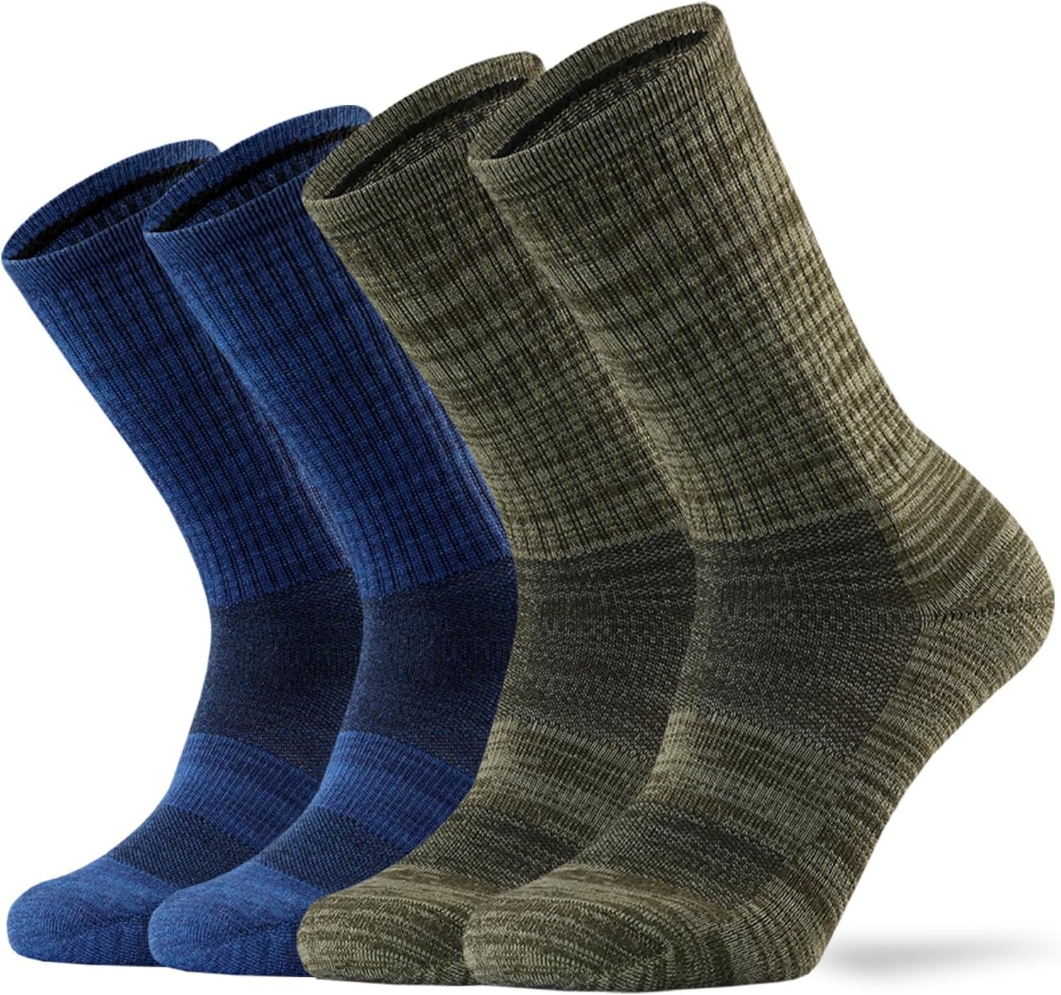 Ortis Merino Wool Socks for Men Outdoor Hiking Casual Soft Cushion Crew