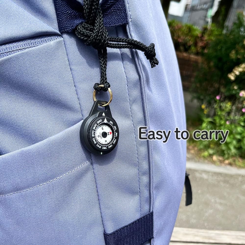 POLARIS Waterproof Micro Compass Series/Watchband or EDC or with mini Whistle or with Whistle